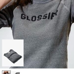 Glossier Gray Sweatshirt